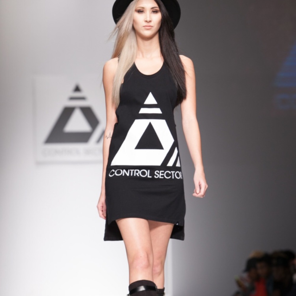 Control Sector tank dress